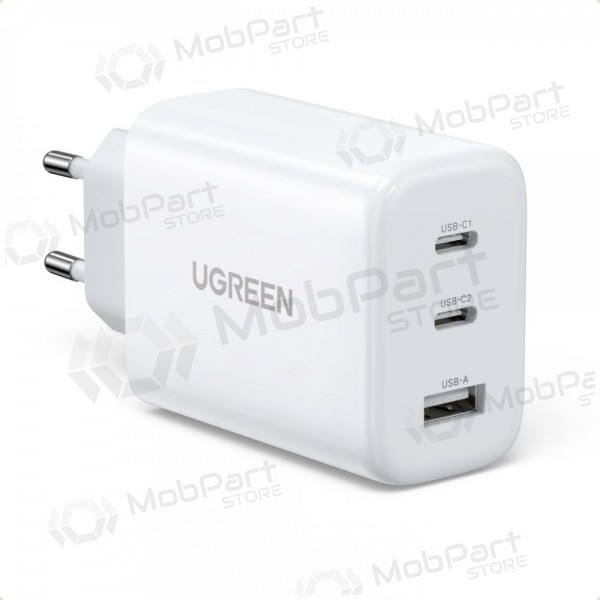 Φορτιστής buitinis Ugreen CD275 2xUSB-C/USB-A 65W άσπρο