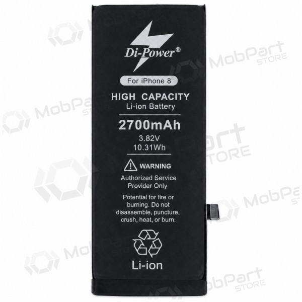 Μπαταρία Apple iPhone 8, συσσωρευτής Di-Power 2700 mAh (αυξημένης χωρητικότητας)