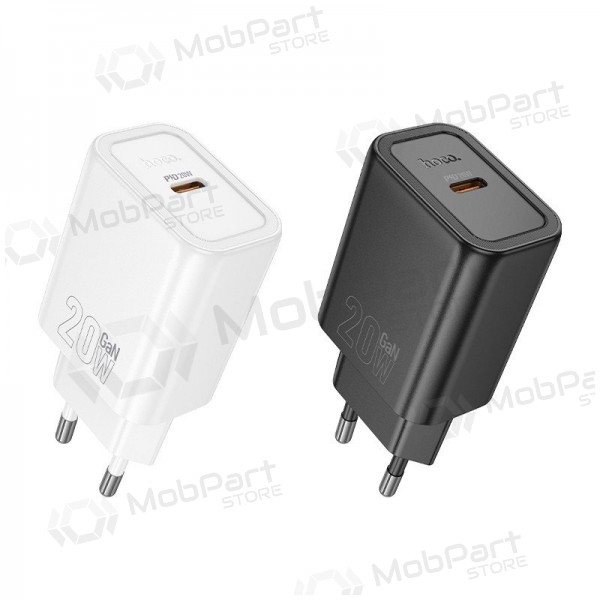 Φορτιστής τηλεφώνου Hoco N60 20 W GaN USB-C μαύρος