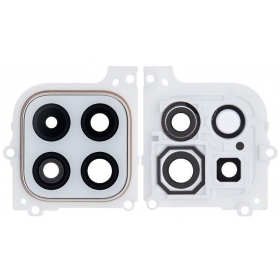 Samsung Galaxy A22 5G τζαμάκι κάμερας (άσπρο) (με πλαίσιο)