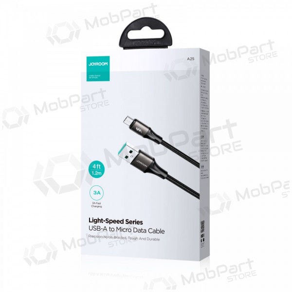 USB καλώδιο Joyroom SA25-AM3 USB to MicroUSB 3A 1.2m μαύρος