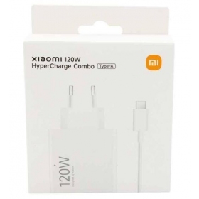Αυθεντικός φορτιστής Xiaomi (BHR9462EU) 120W + καλώδιο type-C λευκό με συσκευασία.