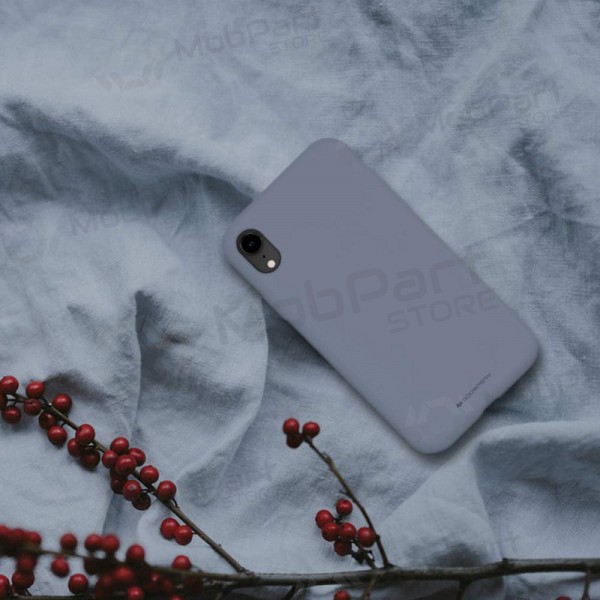 Θήκη Samsung Galaxy A22 4G Mercury - Silicone Case (γκρι λεβάντας)