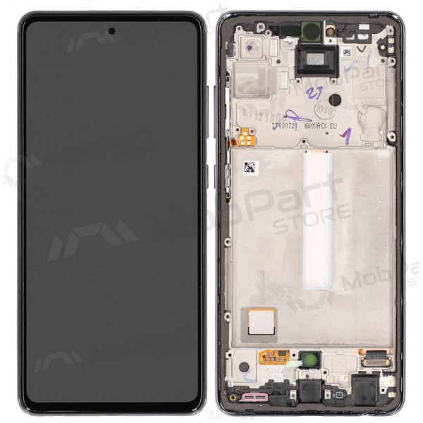 Οθόνη Samsung Galaxy A52 (μαύρη) (με πλαίσιο) (γνήσια)