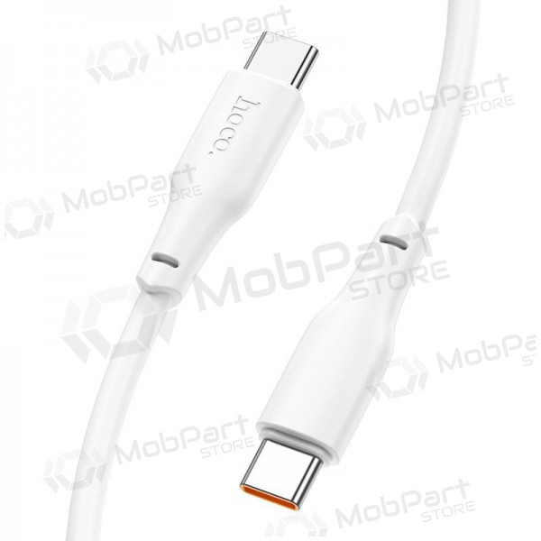 Καλώδιο USB-C Hoco X93 USB-C σε USB-C 1 m 100 W λευκό
