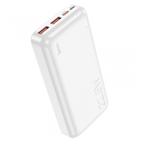 Εξωτερική μπαταρία Power Bank Hoco J101A PD 20W+Quick Charge 3.0 22.5W 20000mAh άσπρο