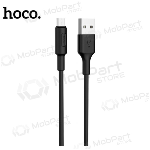 USB καλώδιο Hoco X25 microUSB 1.0m (μαύρος)
