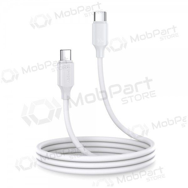 USB καλώδιο Joyroom S-CC060A9 Type-C to Type-C 60W 1.0m άσπρο