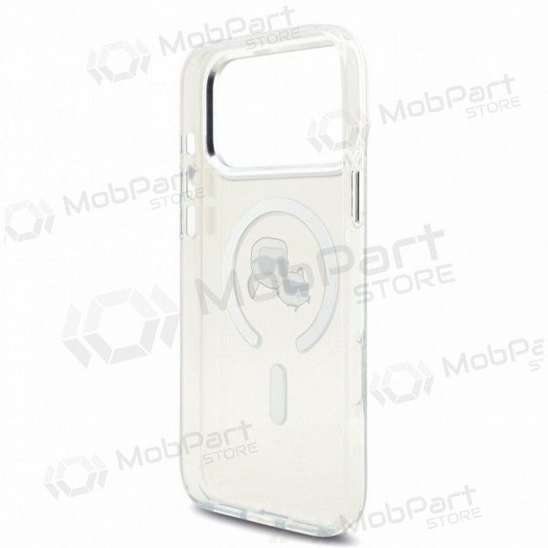 Θήκη Apple iPhone 18 Pro - Karl Lagerfeld IML K&CH Heads Metal Frame MagSafe (διαφανής)
