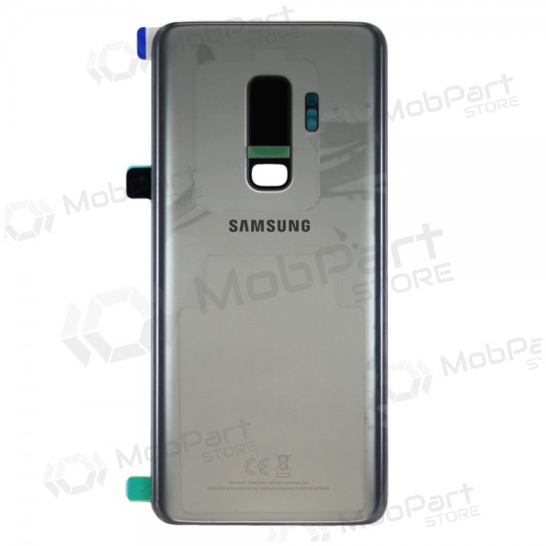 Samsung G965F Galaxy S9 Plus πίσω κάλυμμα μπαταρίας γκρί (Titanium Gray) (μεταχειρισμένος grade C, γνησια)