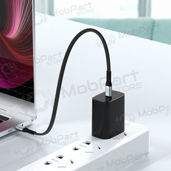 Καλώδιο USB-C Dudao L10C USB-C σε USB-C 0.23 m 100 W μαύρο