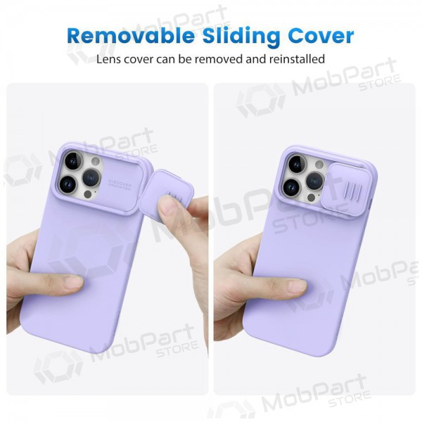 Θήκη Apple iPhone 14 - Nillkin Silicone (ανοιχτό μοβ)