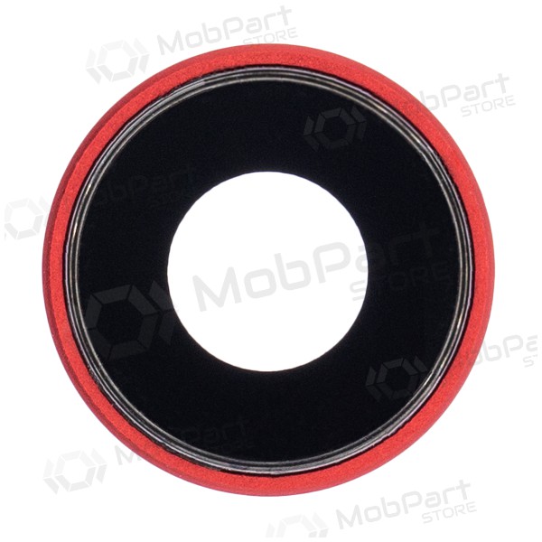 Apple iPhone XR τζαμάκι κάμερας (το κόκκινο) (με πλαίσιο)