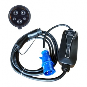 Elektromobilio nešiojamas φορτιστής Type 1 - CEE, 6-32A, 7.2kW, 1-fazė, 5m