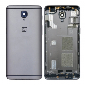 OnePlus 3 / 3T πίσω κάλυμμα μπαταρίας γκρί (Gunmetal) (μεταχειρισμένος grade B, γνησια)