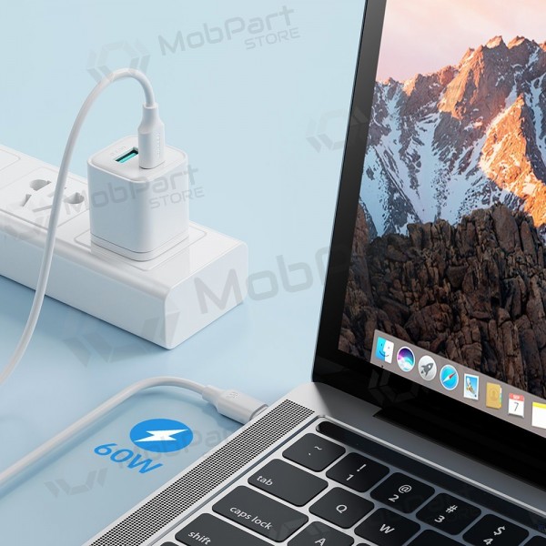 USB καλώδιο Joyroom S-CC060A9 Type-C to Type-C 60W 1.0m μαύρος