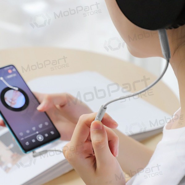 Audio προσαρμογέας 3,5mm į 3,5mm Borofone BL5 AUX (γκρί)