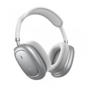 Ασύρματα ακουστικά με μικρόφωνο Hoco W68 ANC Bluetooth ασημί