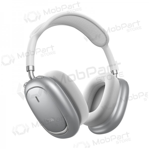 Ασύρματα ακουστικά με μικρόφωνο Hoco W68 ANC Bluetooth ασημί