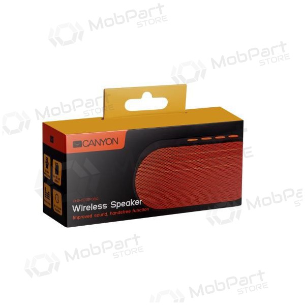 Φορητό ηχείο Bluetooth CANYON CNE-CBTSP3BO (MicroSD, AUX, BT V4.2, 300mAh)