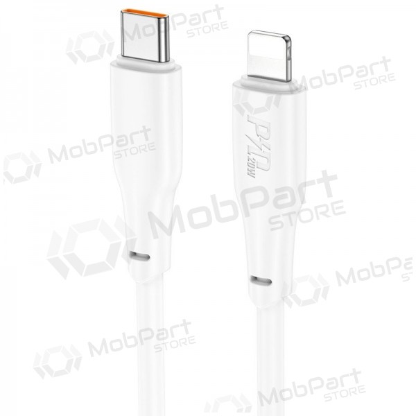 Καλώδιο Lightning Hoco X93 USB-C σε Lightning 2 m PD 20 W λευκό
