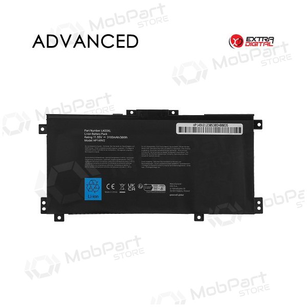 HP LK03XL, 3500mAh μπαταρία Laptop, Advanced