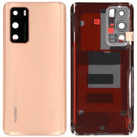 Πίσω κάλυμμα Huawei P40 - Ροζ χρυσό (γνήσιο)