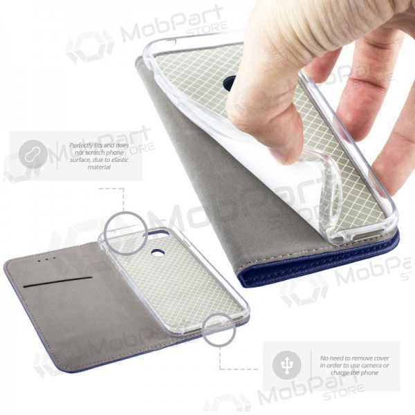 Θήκη LG K40S - Smart Magnet (σκούρο μπλε)
