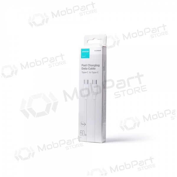 USB καλώδιο Joyroom S-CC060A9 Type-C to Type-C 60W 1.0m άσπρο