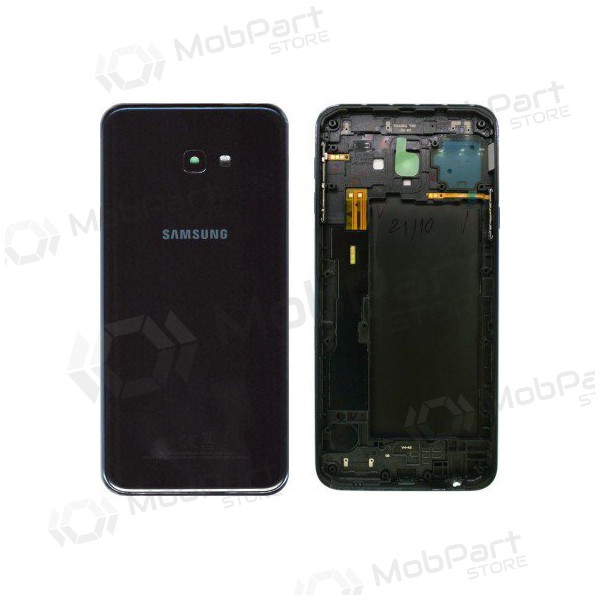 Samsung J415 Galaxy J4+ 2018 πίσω κάλυμμα μπαταρίας (μαύρος) (μεταχειρισμένος grade B, γνησια)