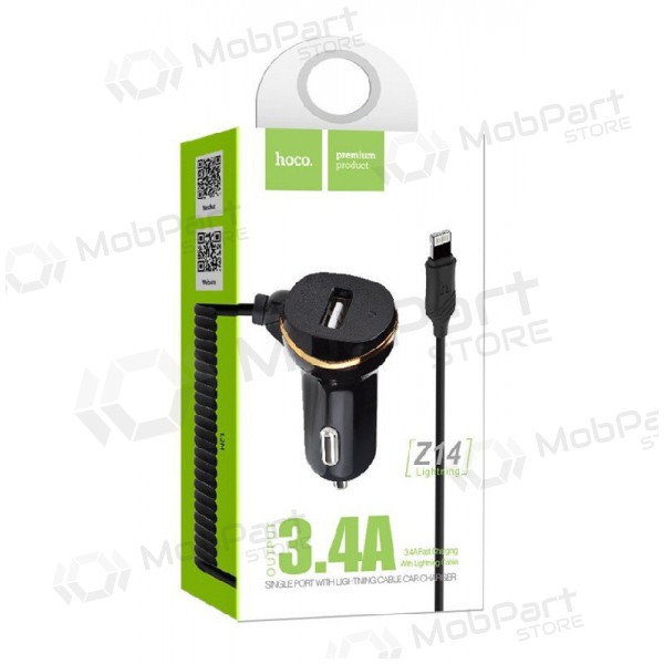 Φορτιστης αυτοκινητου HOCO Z14 USB + 