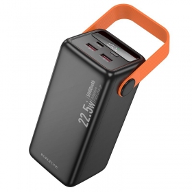 Εξωτερική μπαταρία Power Bank Borofone BJ66A 22.5W+PD20W 50000mAh μαύρος