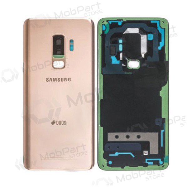 Samsung G965F Galaxy S9 Plus πίσω κάλυμμα μπαταρίας χρυσαφένιος (Sunrise Gold) (μεταχειρισμένος grade C, γνησια)
