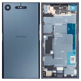 Sony G8341 Xperia XZ1 πίσω κάλυμμα μπαταρίας (μπλε) (μεταχειρισμένος grade C, γνησια)