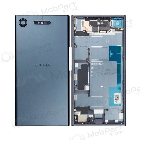 Sony G8341 Xperia XZ1 πίσω κάλυμμα μπαταρίας (μπλε) (μεταχειρισμένος grade C, γνησια)
