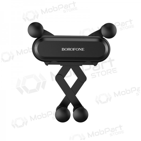 Automobilinis Γενικής telefono laikiklis Borofone BH19 mounted on ventilation grilles, μαύρος