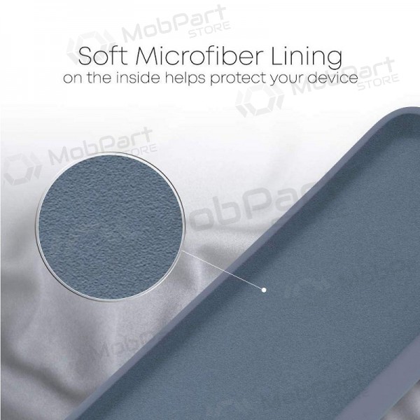 Θήκη Samsung Galaxy A22 4G Mercury - Silicone Case (γκρι λεβάντας)