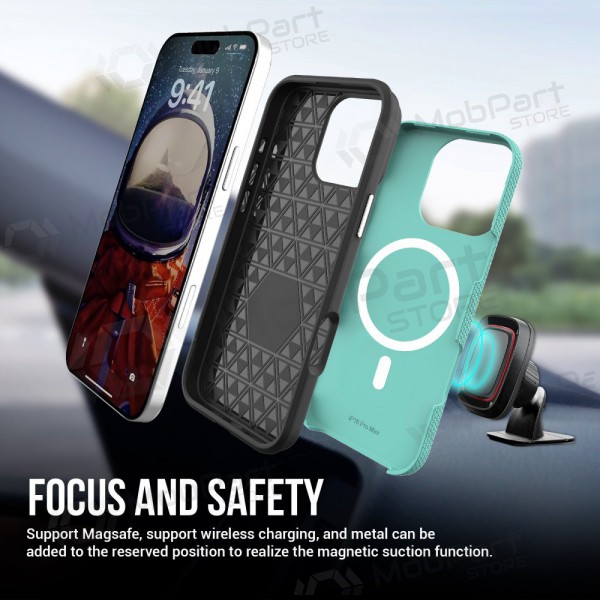 Apple iPhone 15 θήκη „Perfectionists“ (πράσινος)