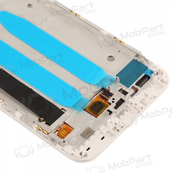 Xiaomi Mi A1 / Mi 5X οθόνη (άσπρο) (με πλαίσιο) (μεταχειρισμένος grade C, γνησια)