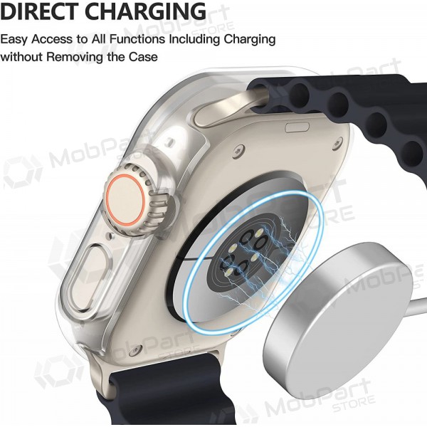 Apple Watch 45mm Tempered Glass / θήκη 