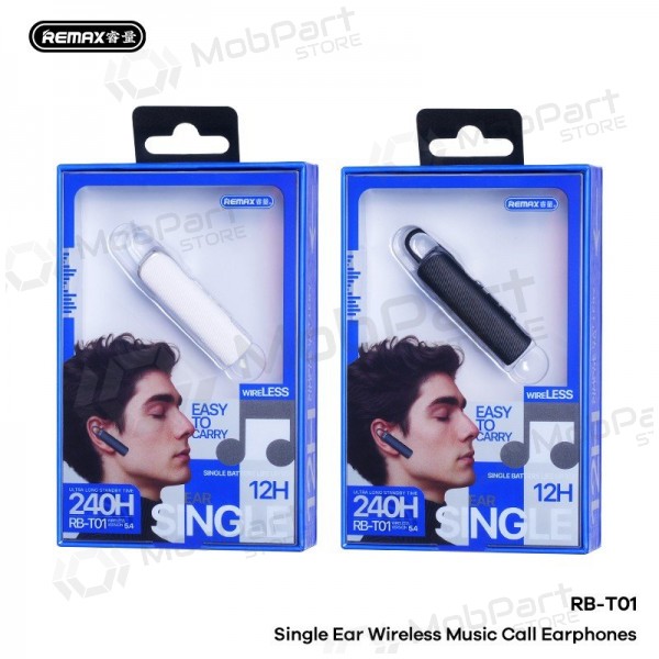Ακουστικά Bluetooth hands-free Remax RB-T01 Bluetooth μαύρα