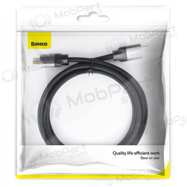 Καλώδιο Baseus Enjoyment 4K HDMI 2m (γκρί-μαύρος) CAKSX-C0G