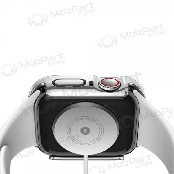 Προστατευτικό γυαλί LCD / θήκη Apple Watch 44mm - Dux Ducis Hamo (ασημί)