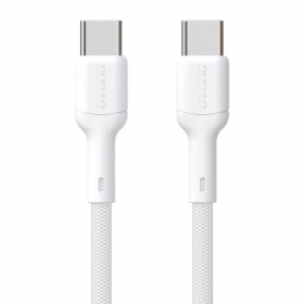 Καλώδιο USB-C Dudao L9C USB-C σε USB-C 1 m 65 W λευκό