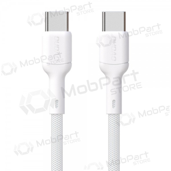 Καλώδιο USB-C Dudao L9C USB-C σε USB-C 1 m 65 W λευκό