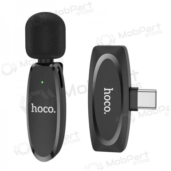Μικρόφωνο Hoco L15 Type-C μαύρος