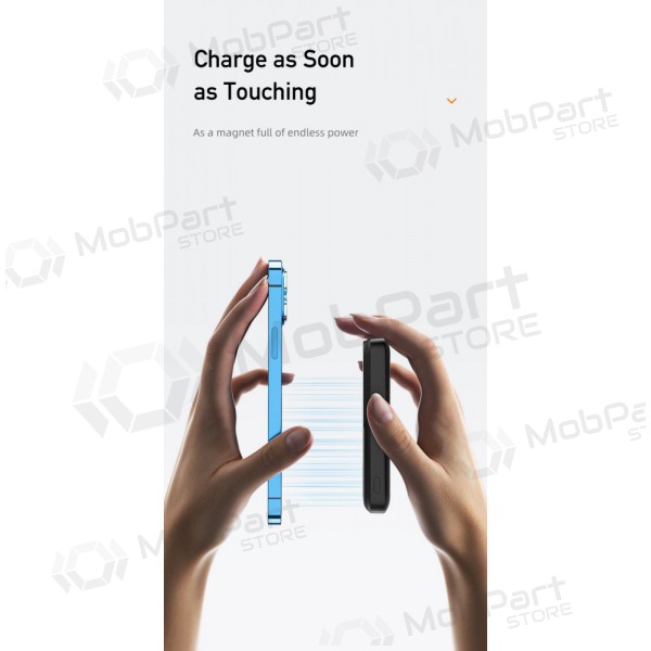 Εξωτερική μπαταρία Power Bank Awei P139K 22.5W Magnetic Wireless 10000mAh μαύρος