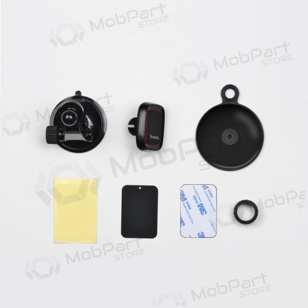 Automobilinis Γενικής telefono laikiklis Hoco CA28, mounted on the dashboard, magnetic, μαύρος