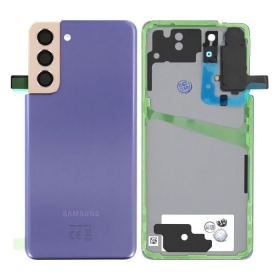 Samsung G991 Galaxy S21 5G πίσω κάλυμμα μπαταρίας (Phantom Violet) (μεταχειρισμένος grade B, γνησια)