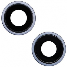 iPhone 14 / 14 Plus τζαμάκι κάμερας (2τεμ) (μπλε) (με πλαίσιο)